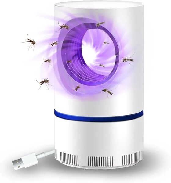 Piège à moustiques à aspiration silencieuse à 360°