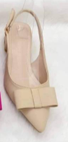 Chaussures à nœud, beige