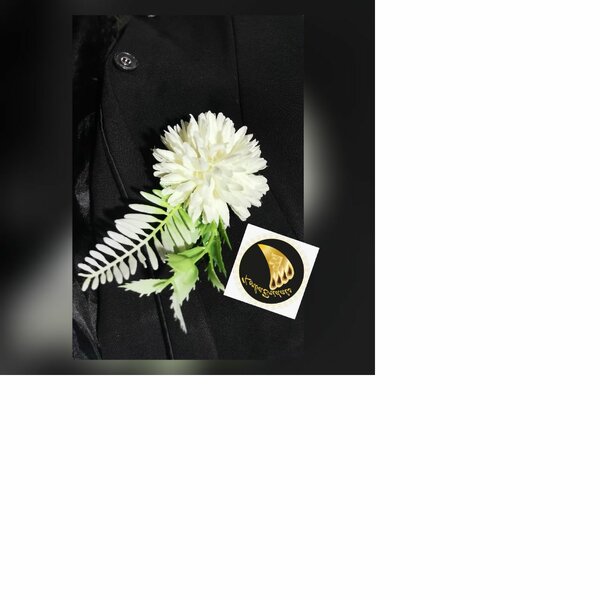 Bouquet and brooch