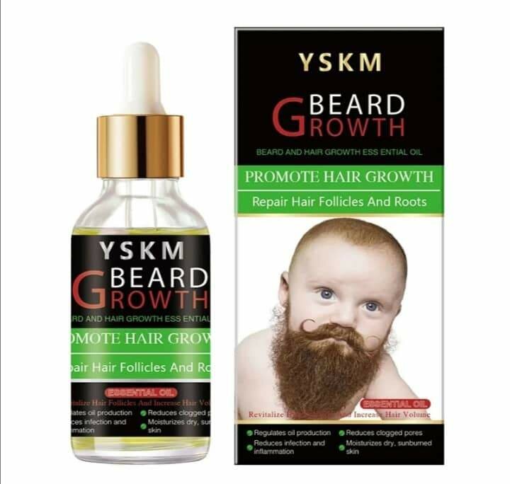 Huile de croissance pour barbe