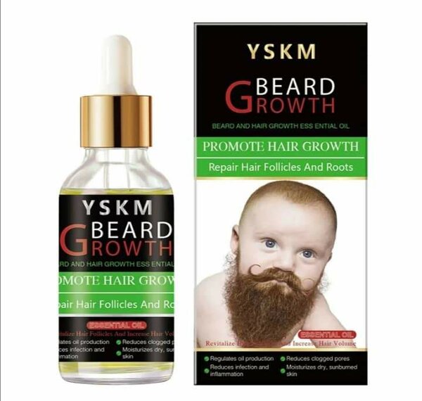 Huile de croissance pour barbe