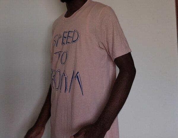 Peach t shirt