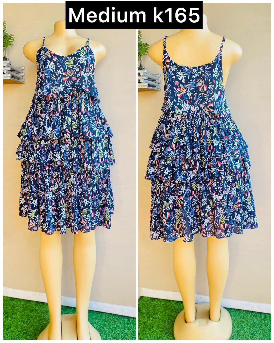 blue dress
