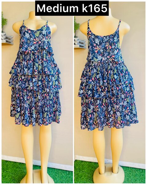 blue dress