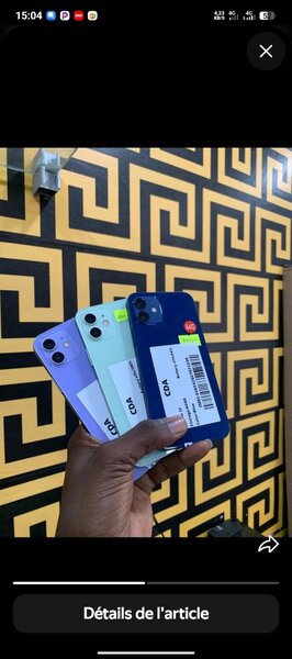 Smartphones modernes colorés