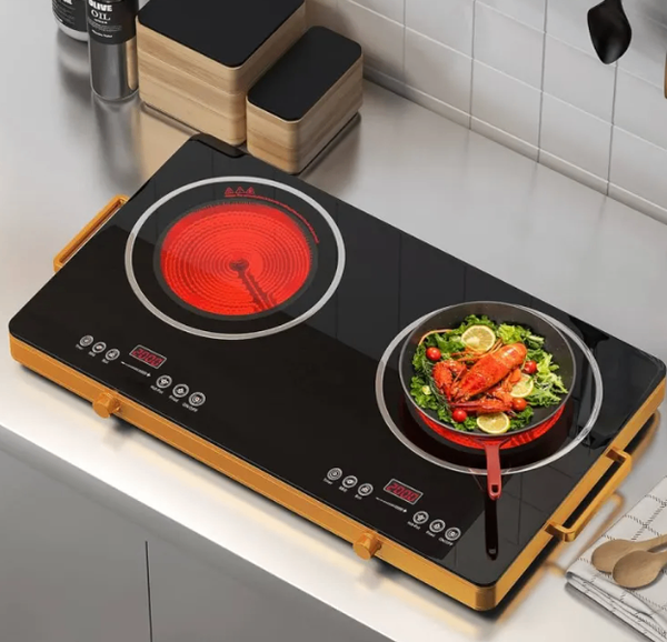 Silver Crest 3500-3500W Double Infrared Cooker Hot Plates El
