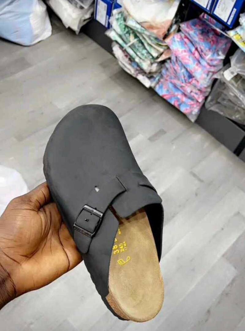 Half berk sandals