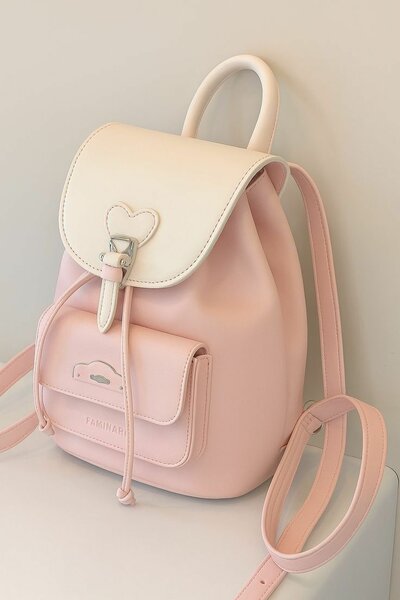 Sac à dos rose élégant