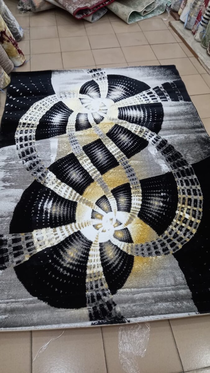 Abstract Patterned Rug