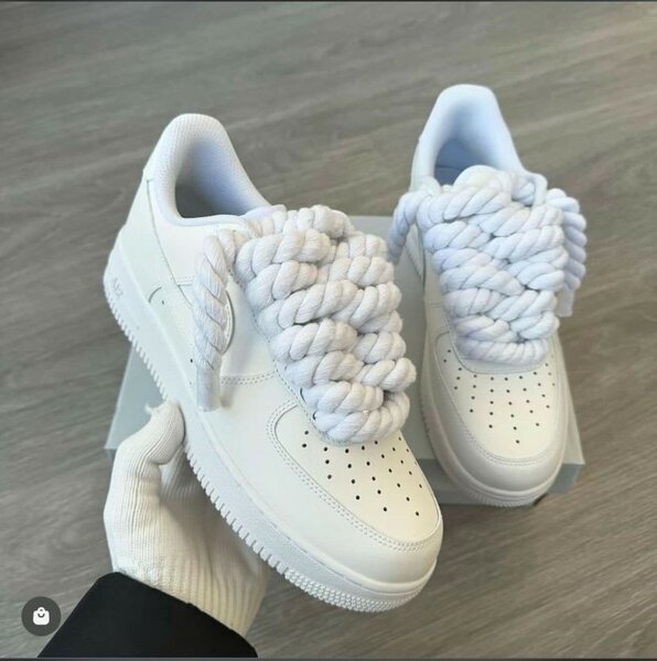 Nike air forces Big laces