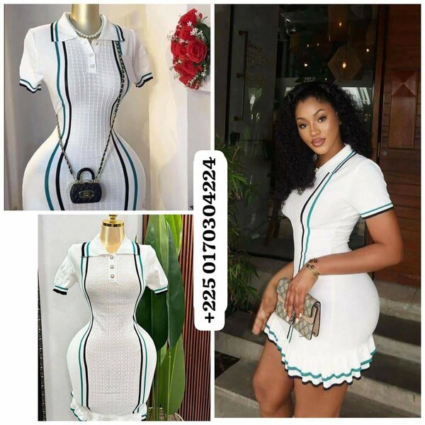 Robe blanche sexy