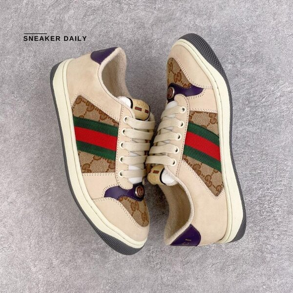Sneakers en cuir élégant hommes