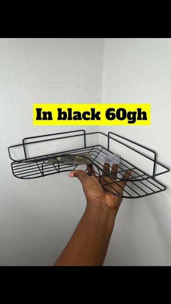 Bathroom shelf/ Rack with Adhesive hooks