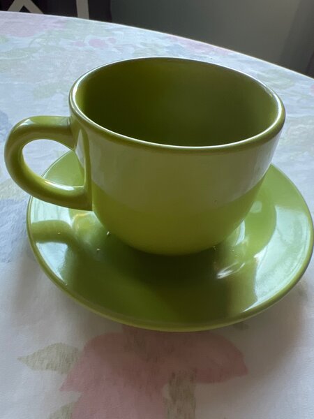 Tea cup green