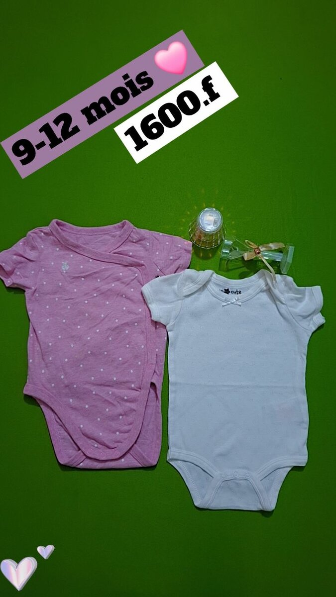 Bodies bébé 9-12 mois