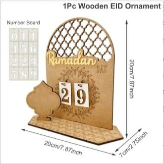 Calendrier en Bois cadeau
