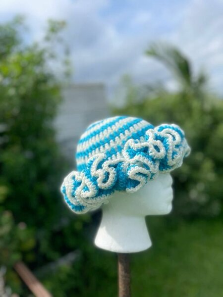 Ruffled hats