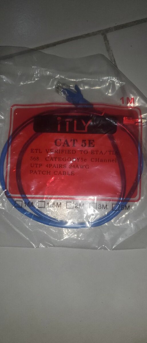 Câble 1 M rj45 CAT 5E