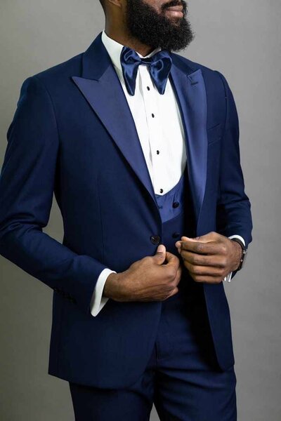 Blue/black suit  Tuxedo
