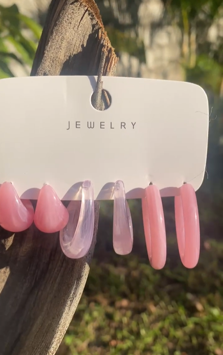 Acrylic earrings
