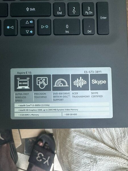 Acer aspire E 15