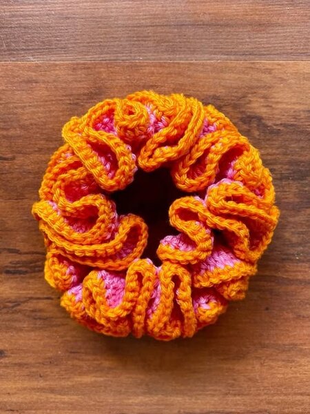 Schrunchie en laine