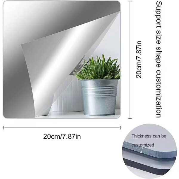 Miroir en acier