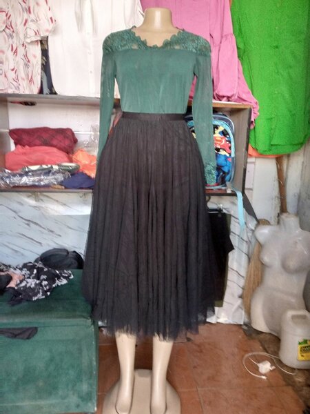 Top and skirt