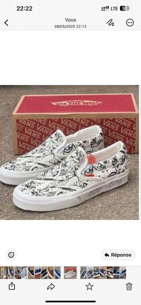 Baskets Slip-On Unisex Colorées