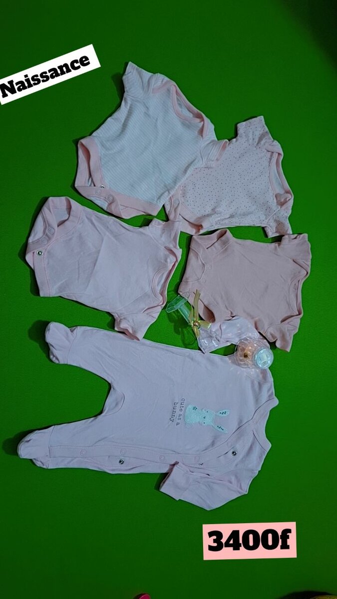 Ensemble Naissance Bébé Fille
