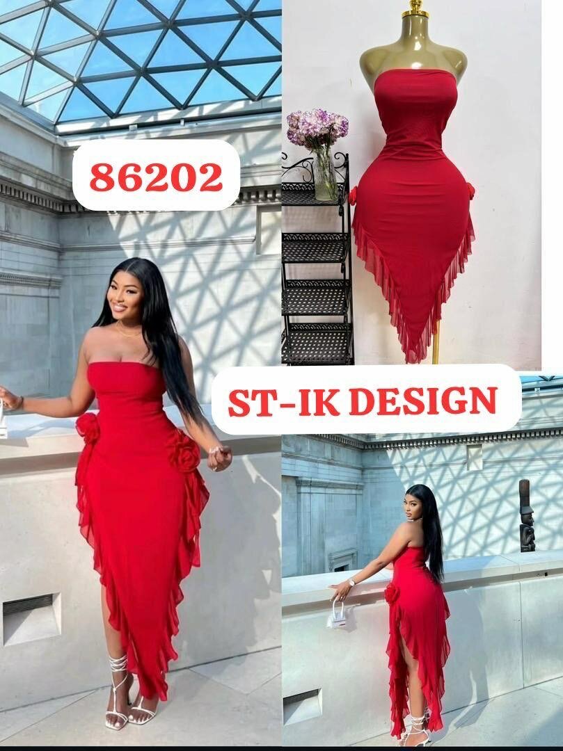 Robe rouge élégante