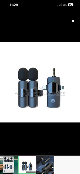 Wireless 3 In1 Dual Lavaliere Microphone