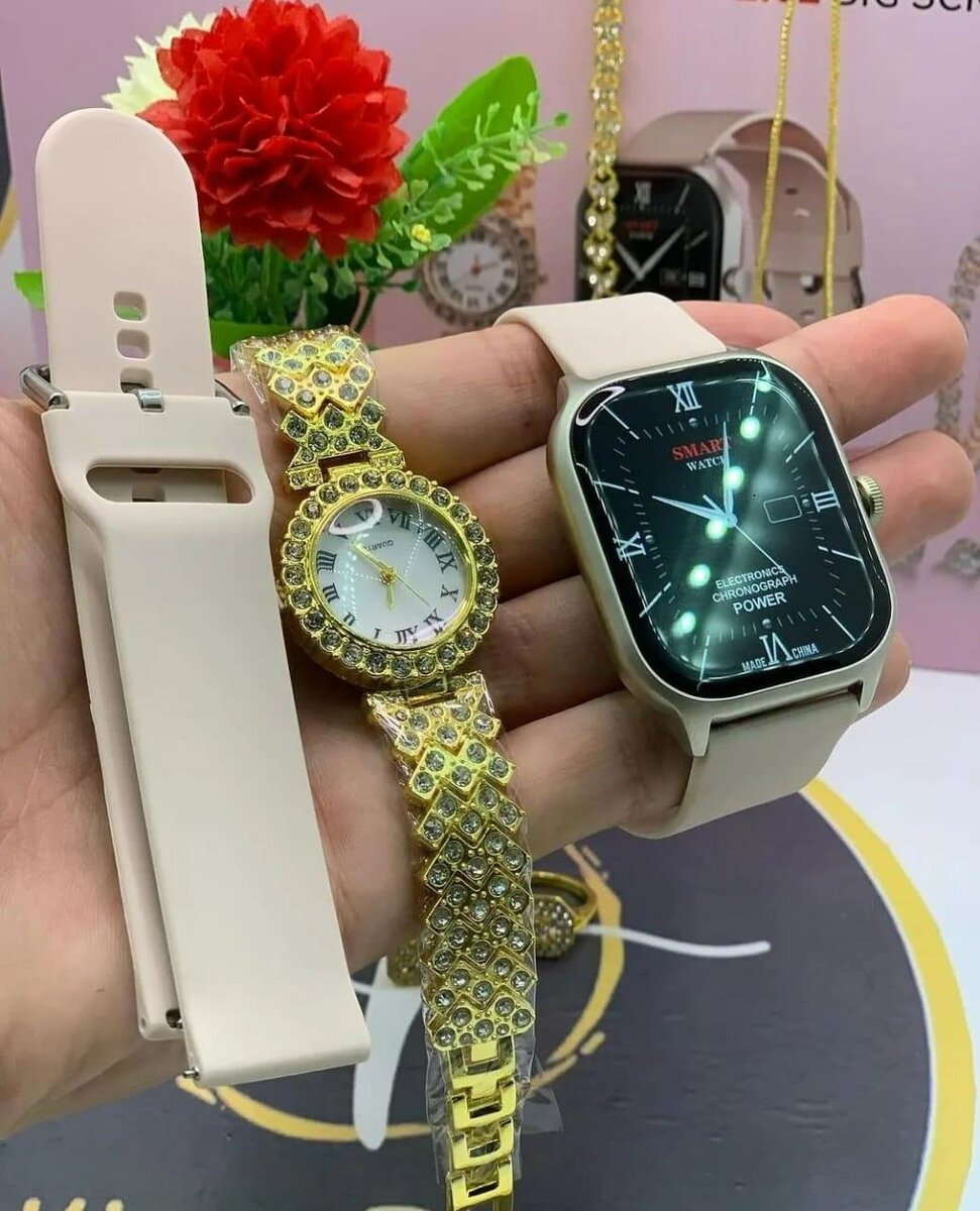 *MONTRE CONNECTÉE A59+ (FEMME)*  Bracelet en silicone interc