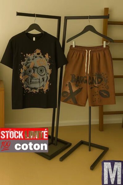 Ensemble T-shirt et Short Coton