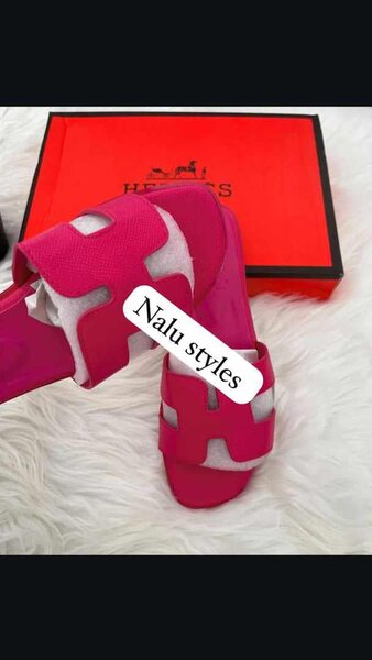 Red sandals