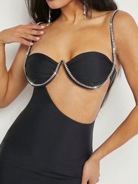 Robe Élégante avec strass