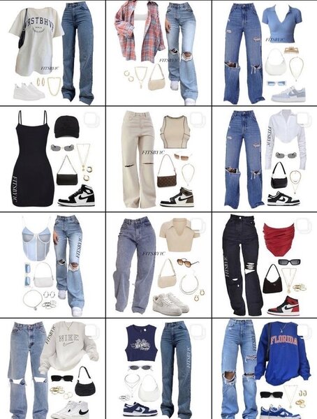 BOYFRIENDS JEANS & CARGO PANTS