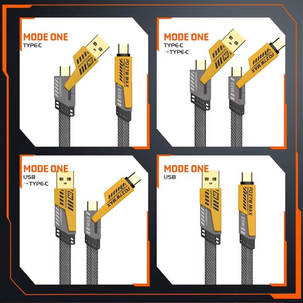 Câble USB Type-C iPhone 4en1