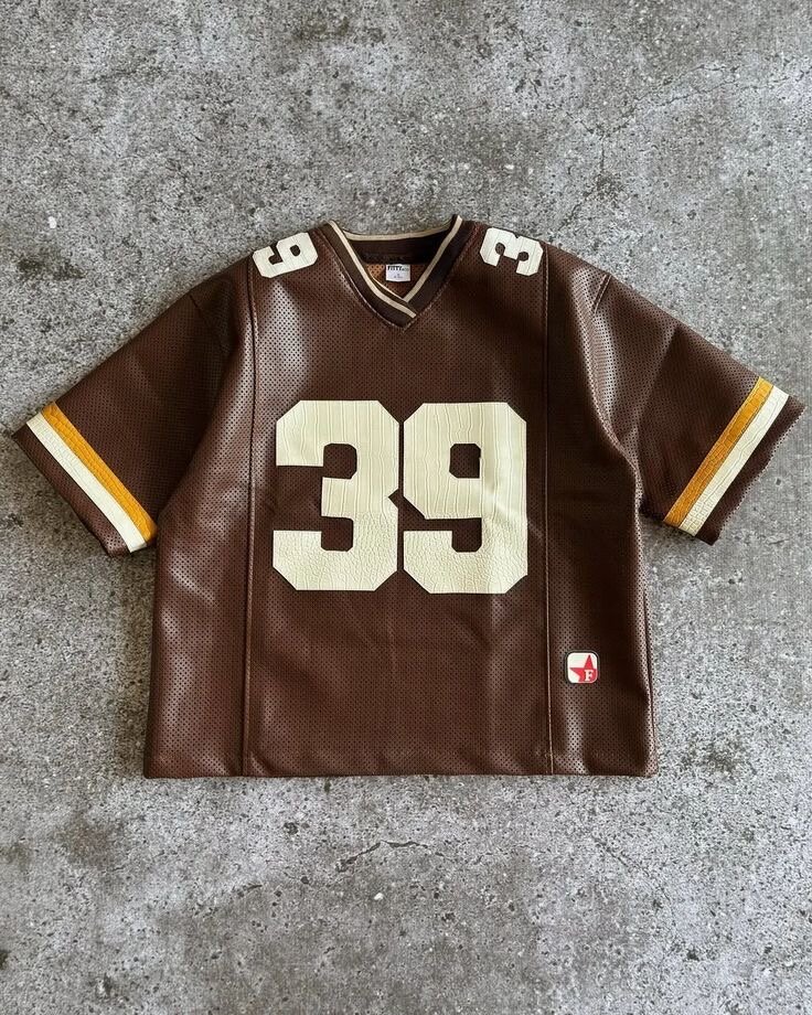 Maillot de sport vintage marron