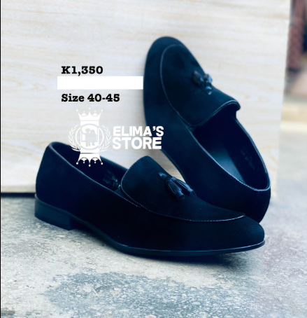 black loafers