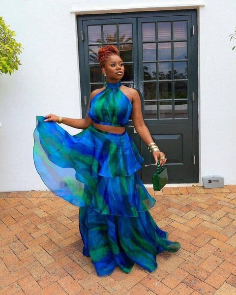 Top and skirt