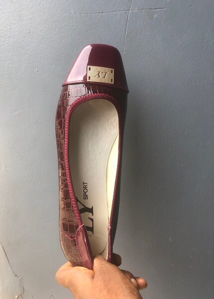 Ballerines élégantes en cuir