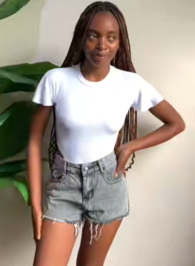 Denim Short Shorts
