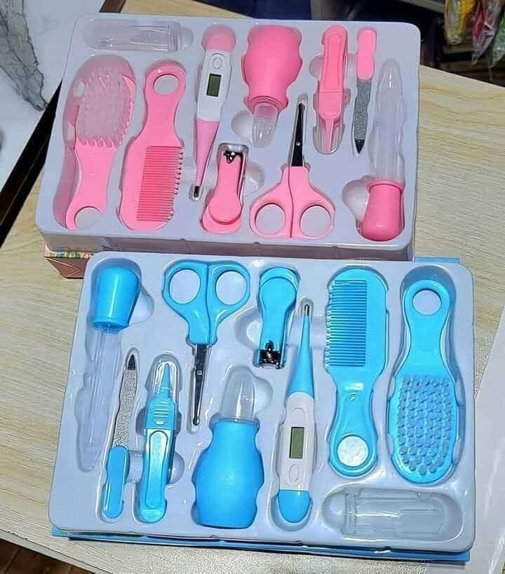5 pieces foldable bathtub set with thermometer