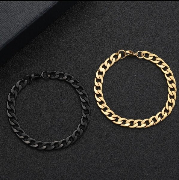 Men stainless Necklaces and bracelet