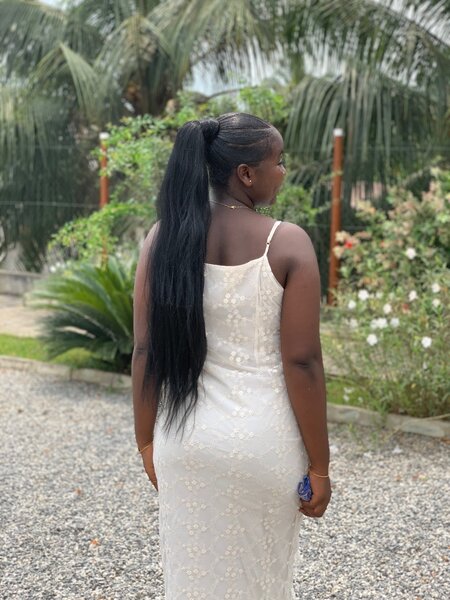 24 inches ponytail