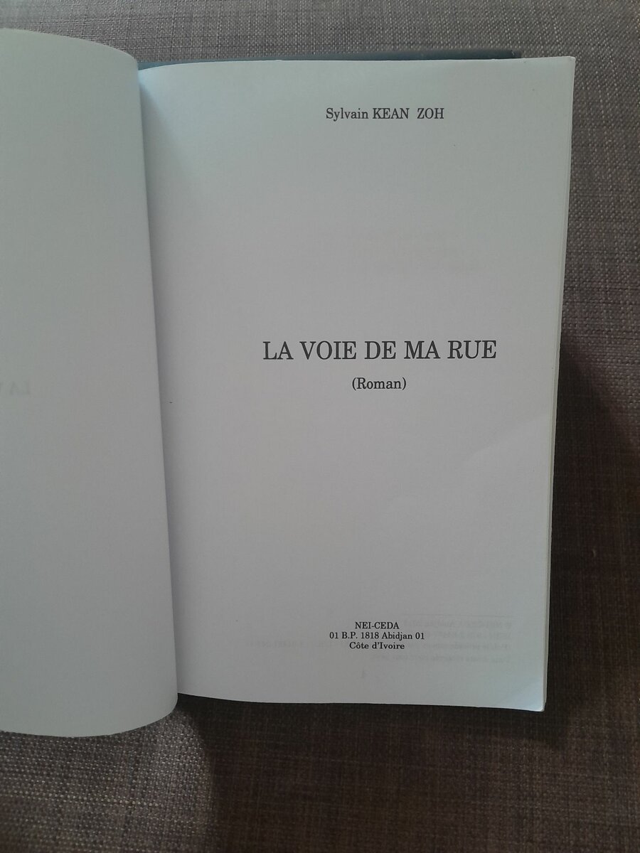 La voie de ma rue