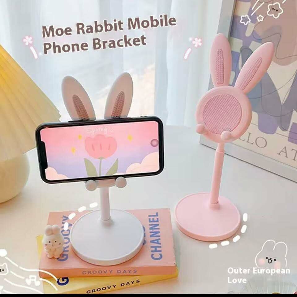 Support téléphone lapin réglable