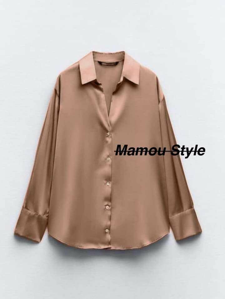 Chemise en satin élégante