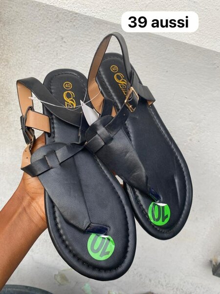 Sandales en cuir